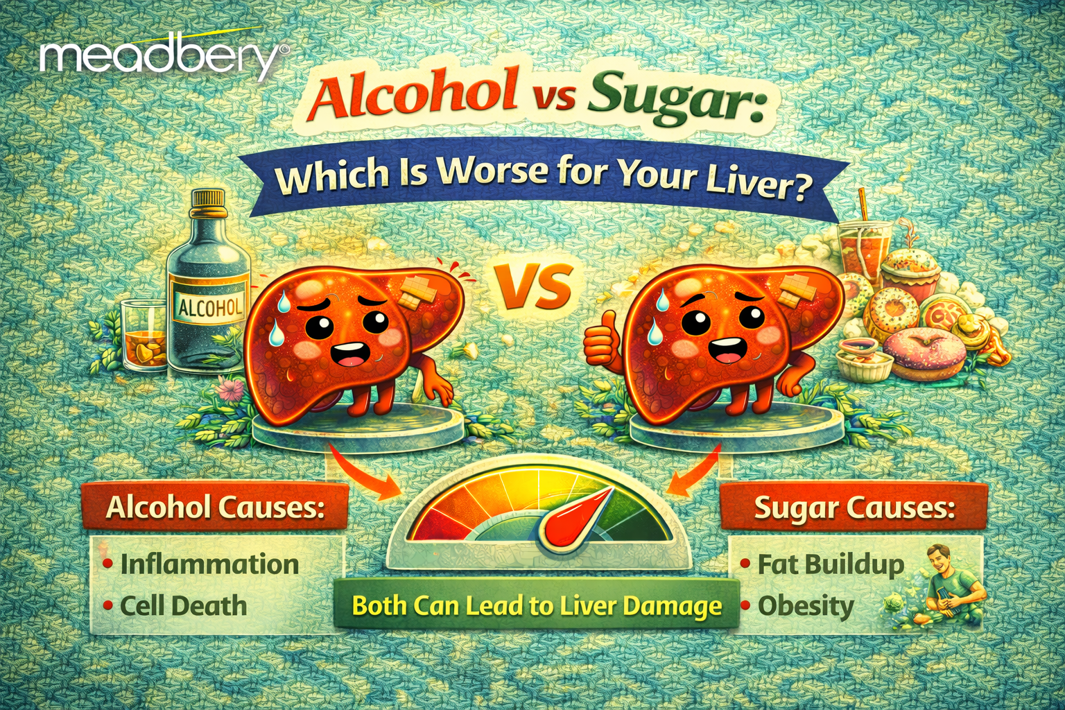 Alcohol vs Sugar: Which Is Worse for Your Liver?