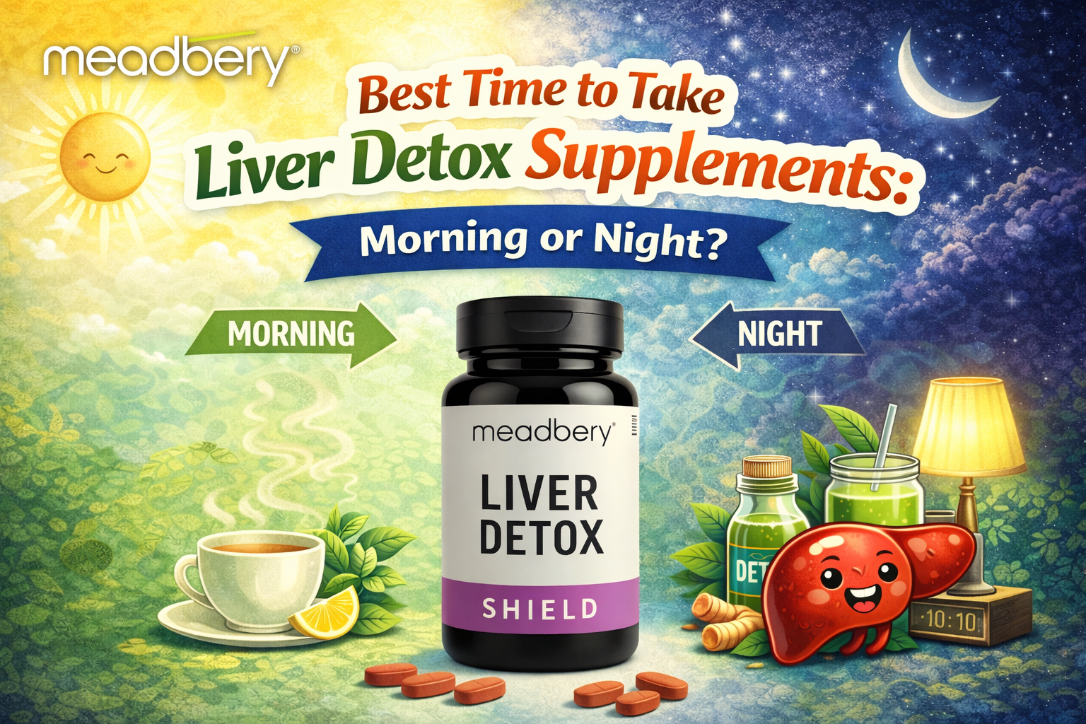 Best Time to Take Liver Detox Supplements: Morning or Night?
