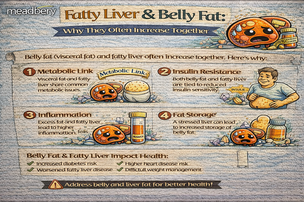 Fatty Liver & Belly Fat: Why They Often Increase Together