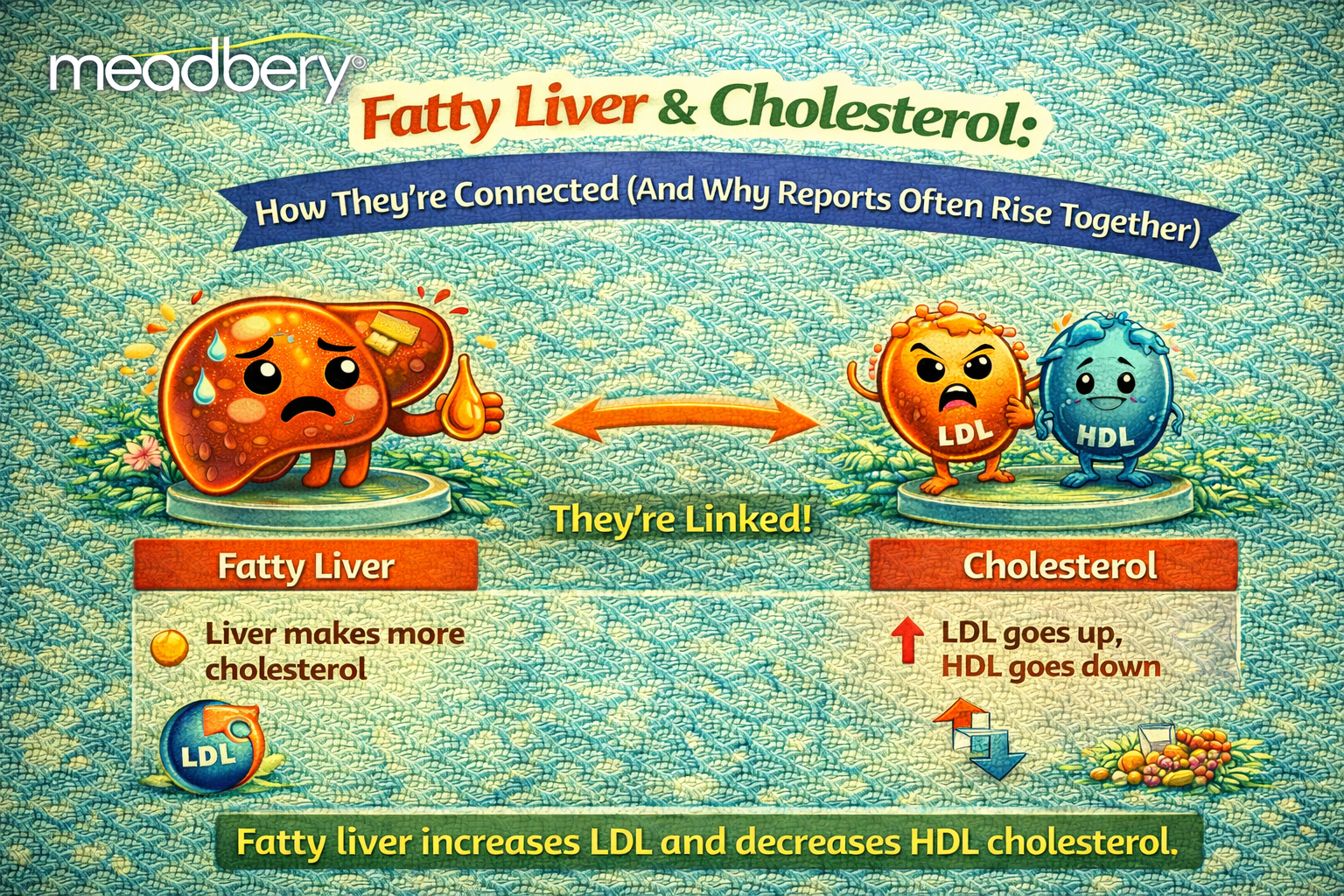 Fatty Liver & Cholesterol: How They’re Connected (And Why Reports Often Rise Together)