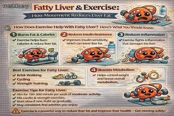 Fatty Liver & Exercise: How Movement Reduces Liver Fat