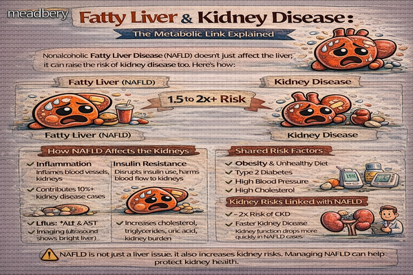 Fatty Liver & Kidney Disease: The Metabolic Link Explained