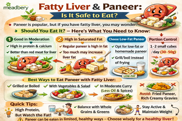 Fatty Liver & Paneer: Is It Safe to Eat?
