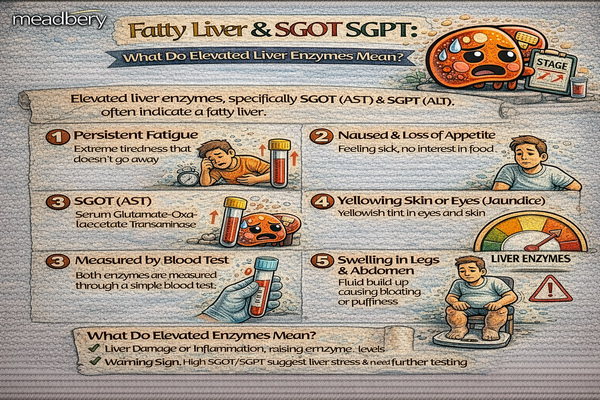 Fatty Liver & SGOT SGPT: What Do Elevated Liver Enzymes Mean?