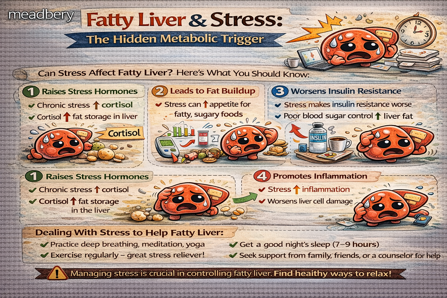 Fatty Liver & Stress: The Hidden Metabolic Trigger