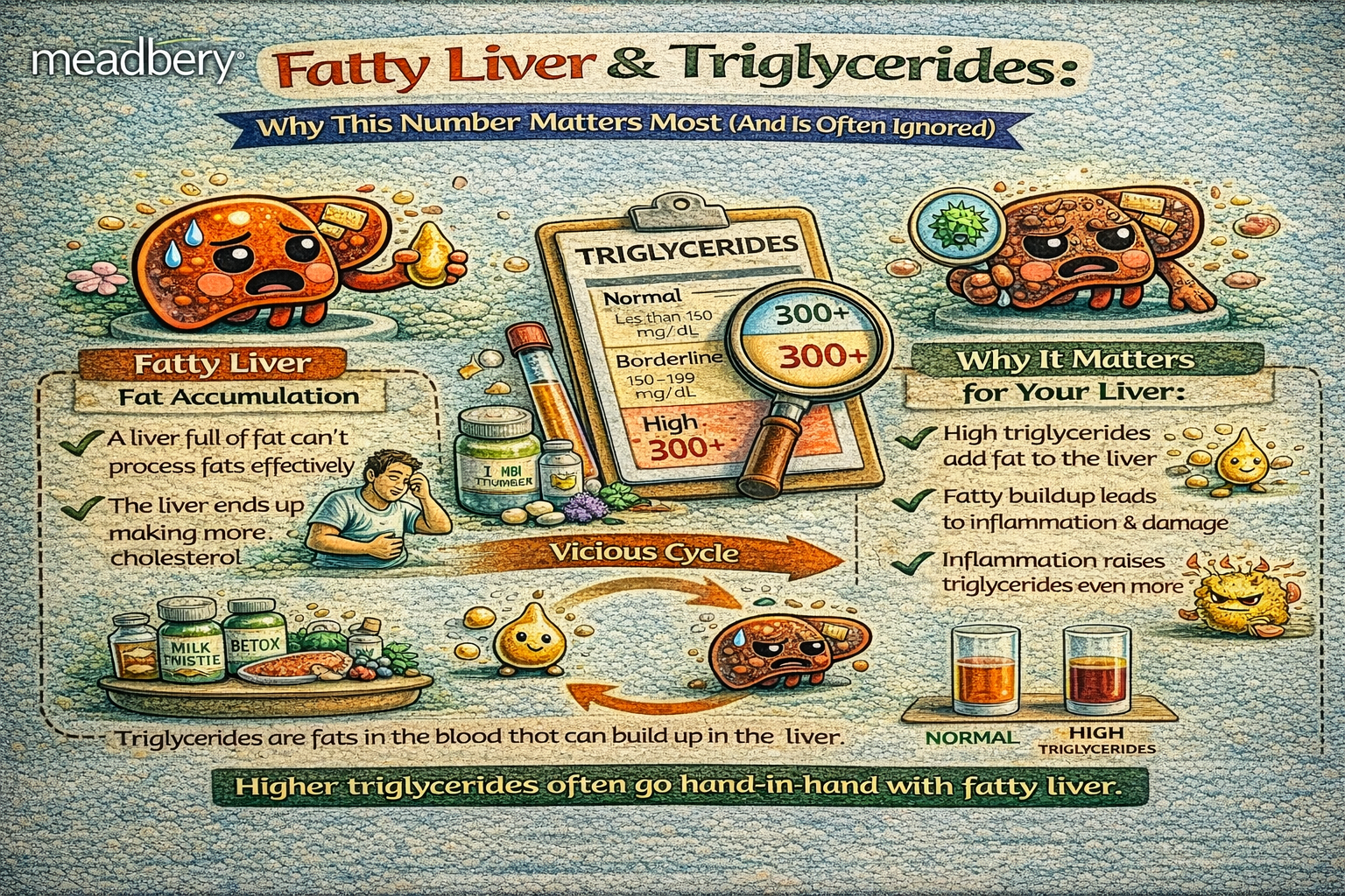 Fatty Liver & Triglycerides: Why This Number Matters Most (And Is Often Ignored)