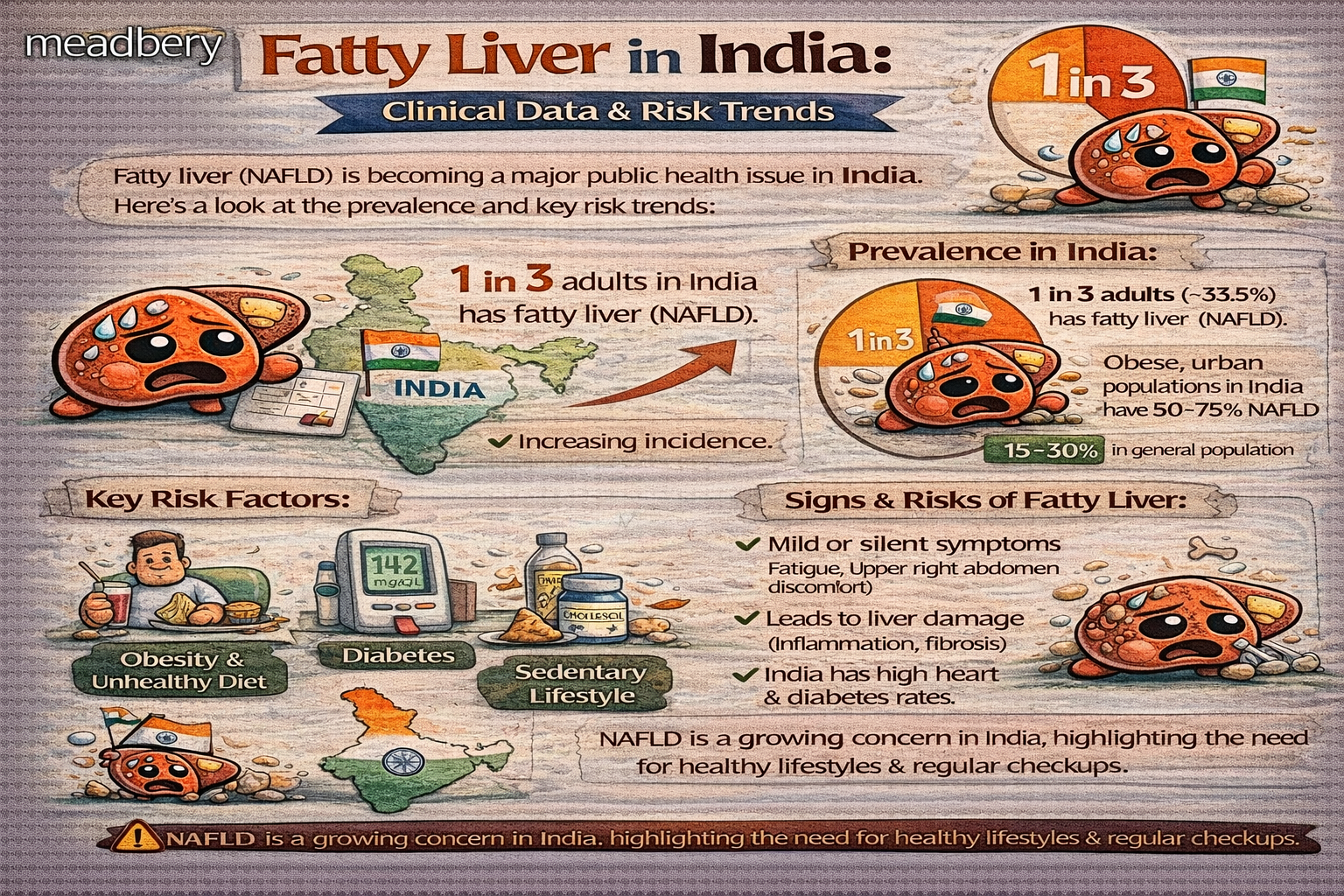Fatty Liver in India: Clinical Data & Risk Trends