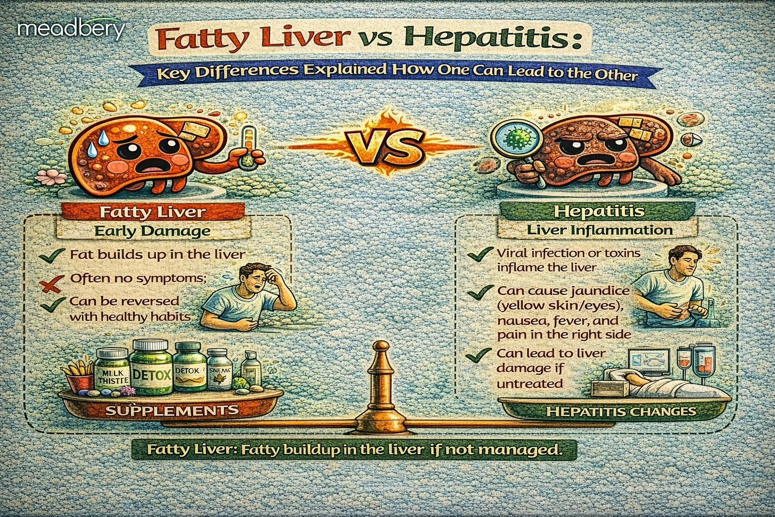 Fatty Liver vs Hepatitis: Key Differences Explained Clearly