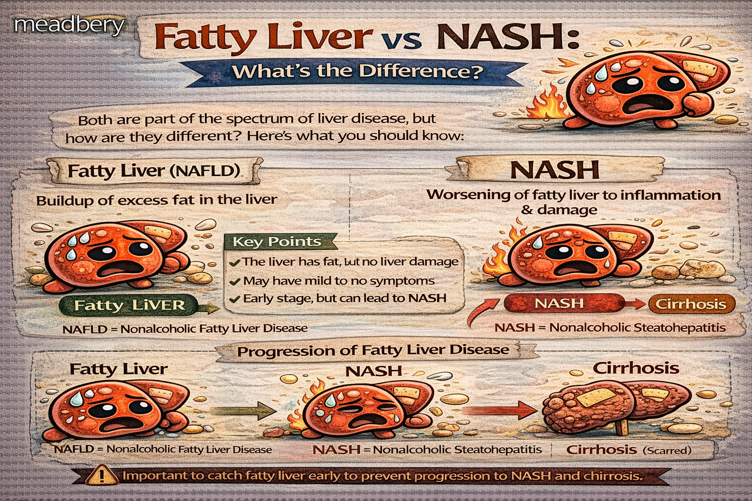 Fatty Liver vs NASH: What’s the Difference?