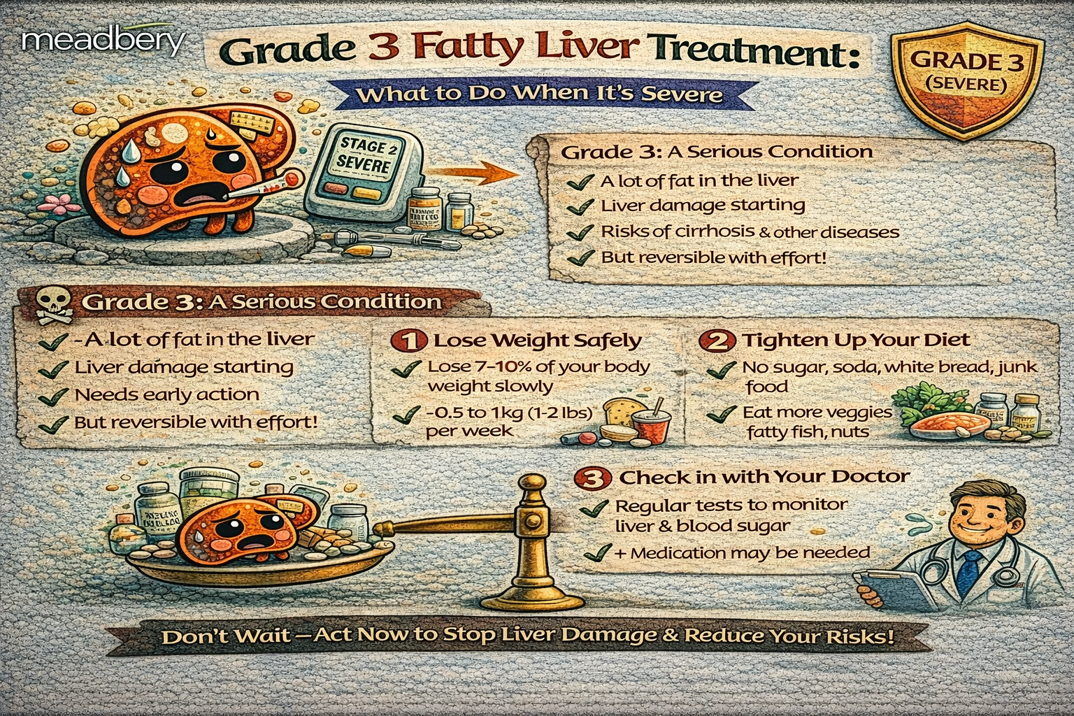 Grade 3 Fatty Liver Treatment: What to Do When It’s Severe