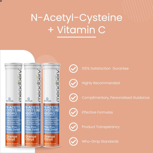 N-Acetylcysteine with Vitamin C